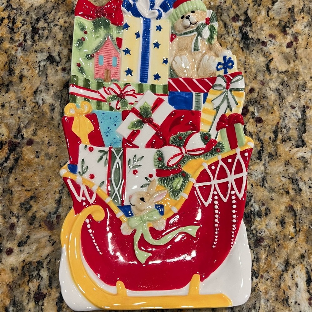 Fitz and Floyd candy Plate